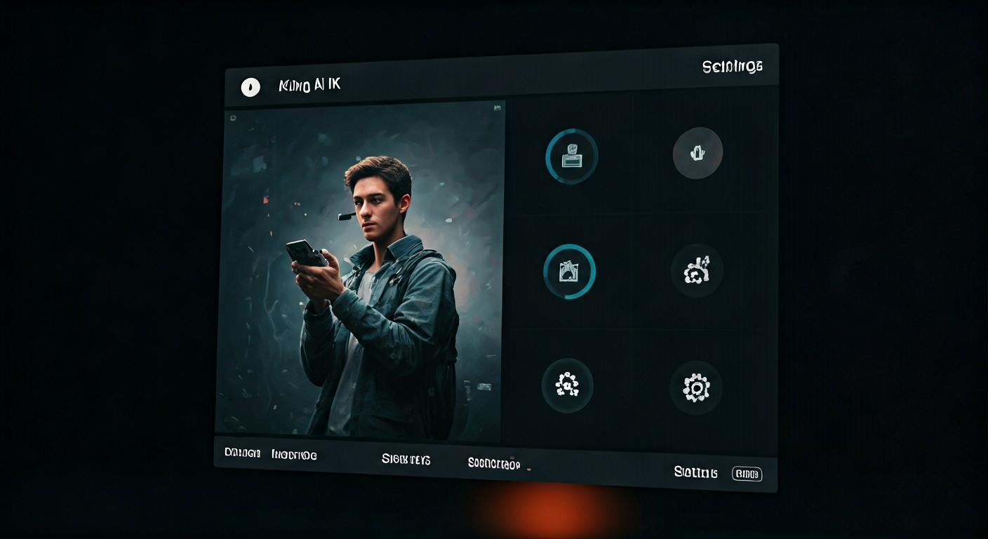 Digital dashboard with Kling AI features