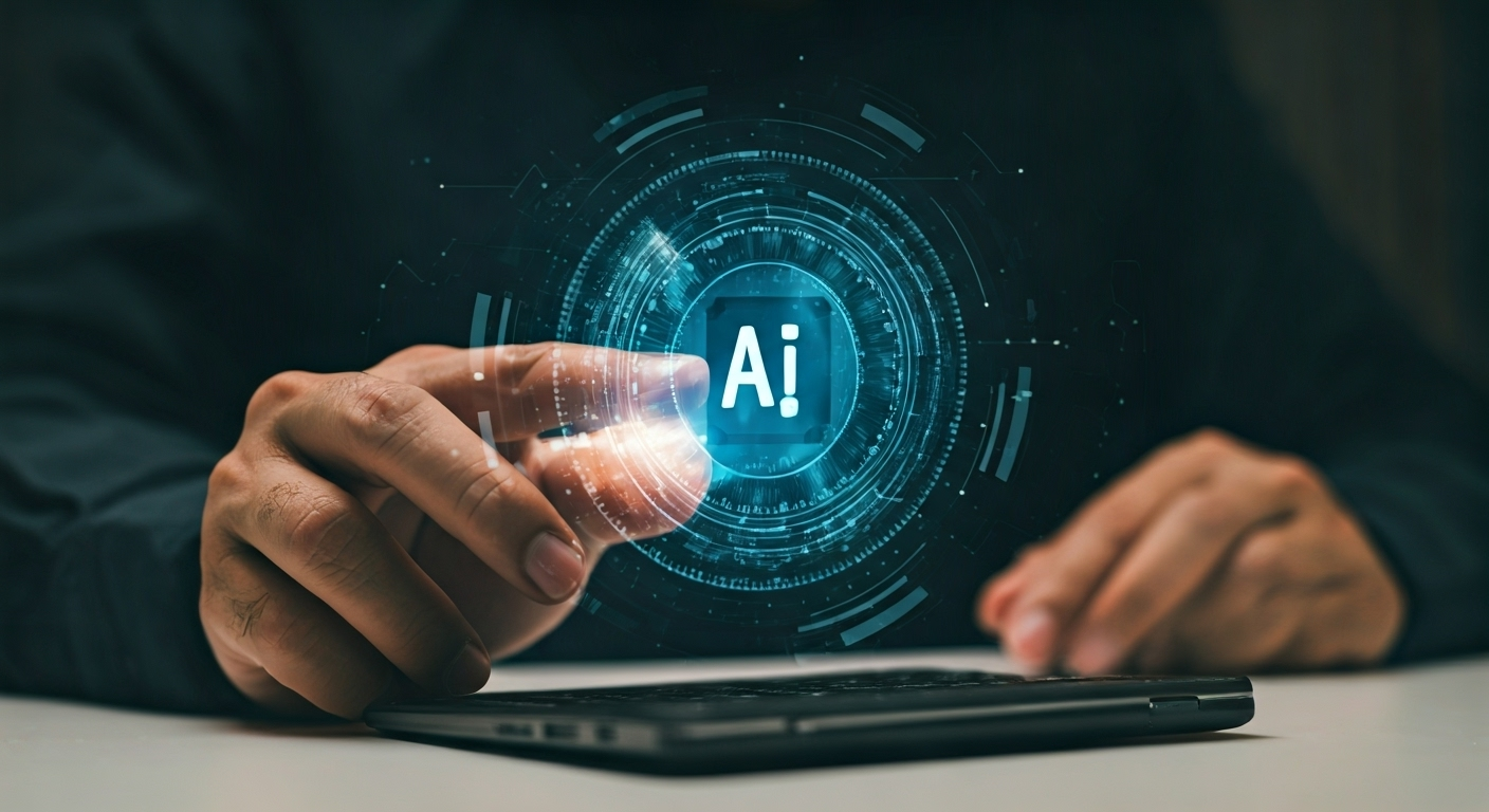 AI-powered SEO interface art