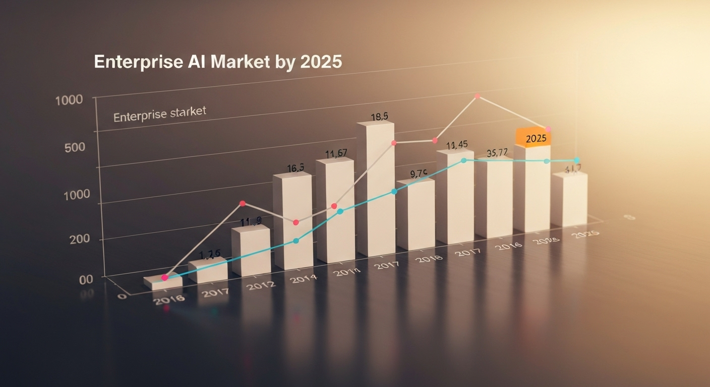 AI market size bar graph
