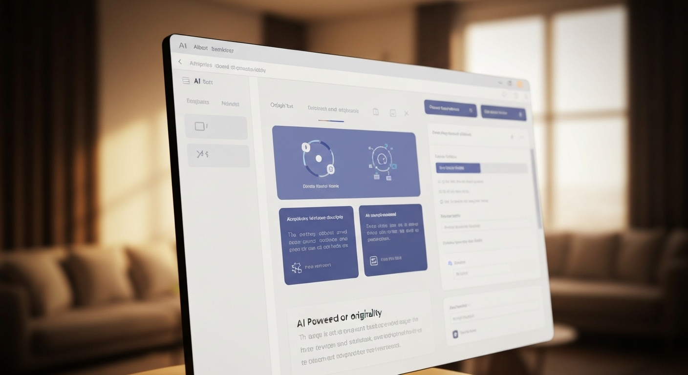 AI software content quality interface