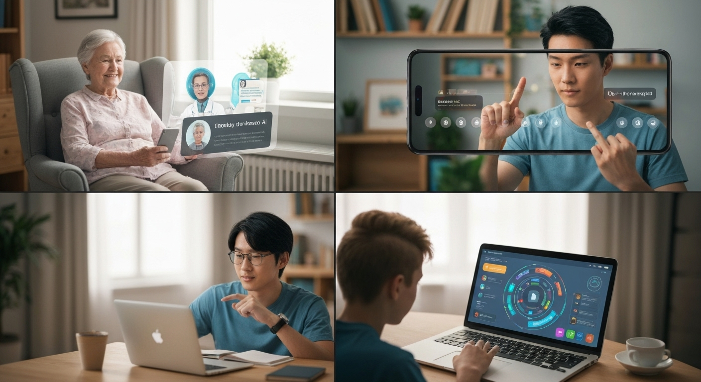 Viewers interact with AI video