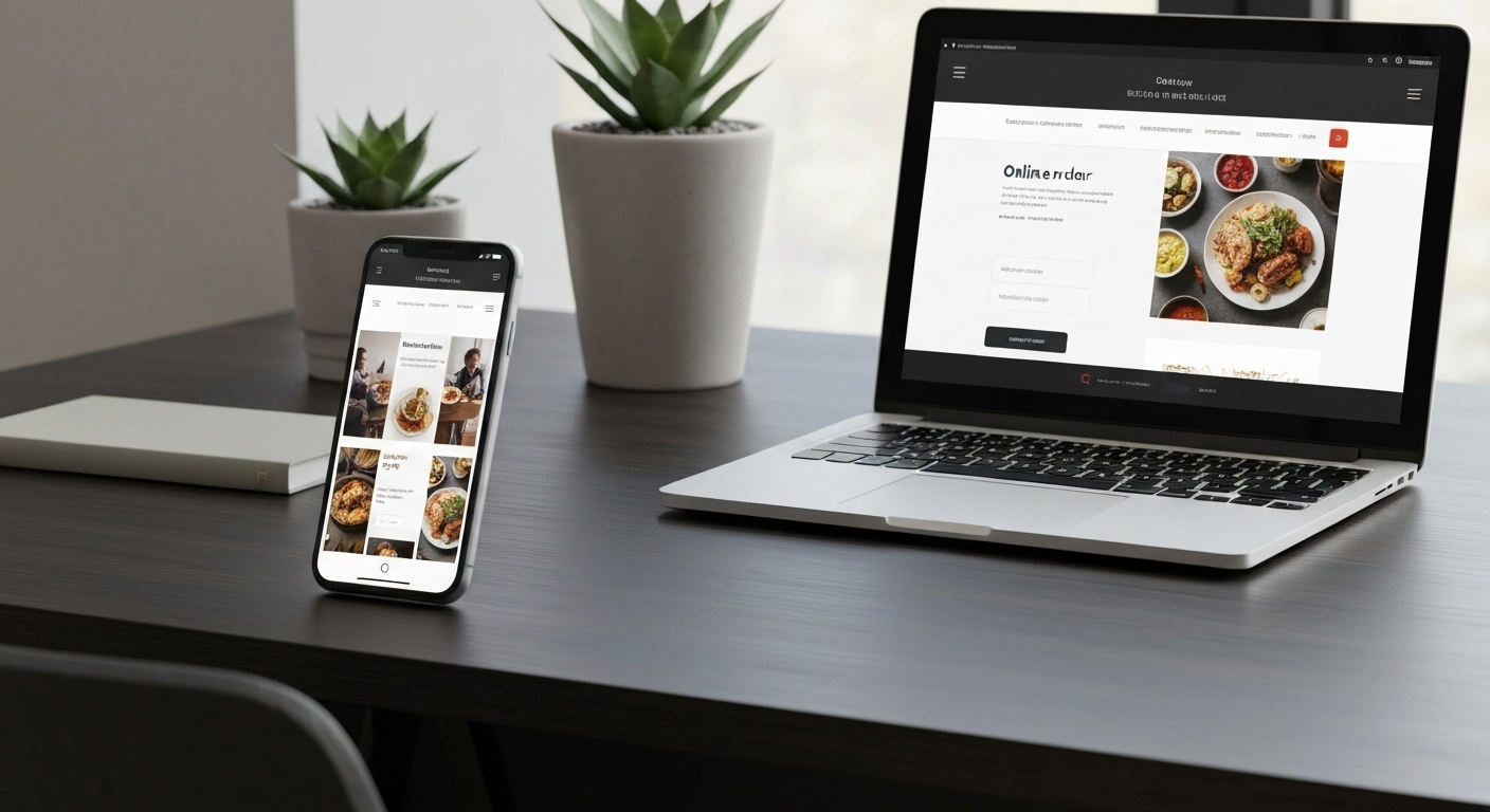 Restaurant website devices