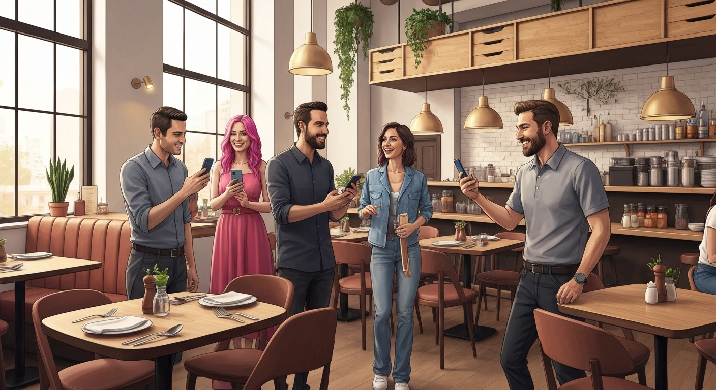 Restaurant influencer collaboration
