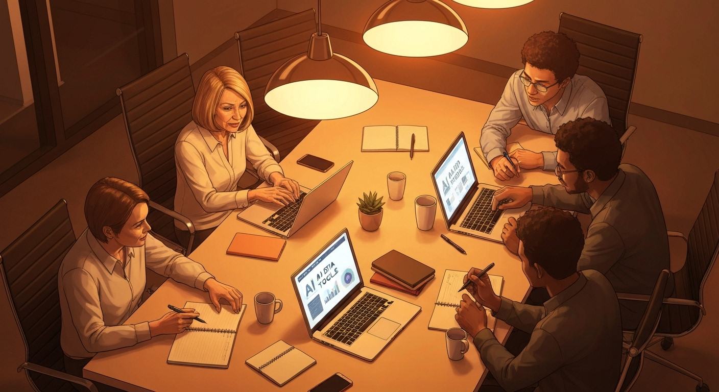 groups comparing AI data tools