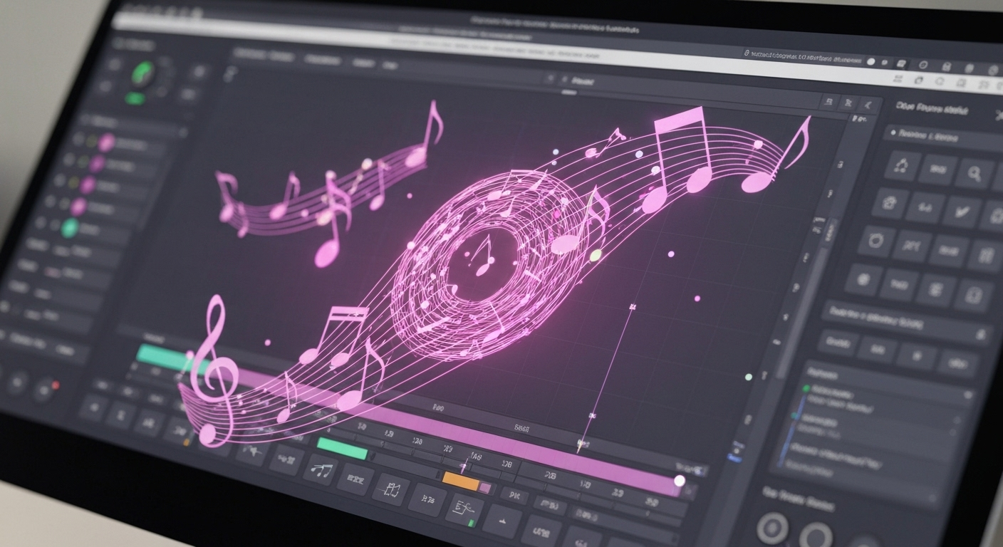Digital music creation interface art
