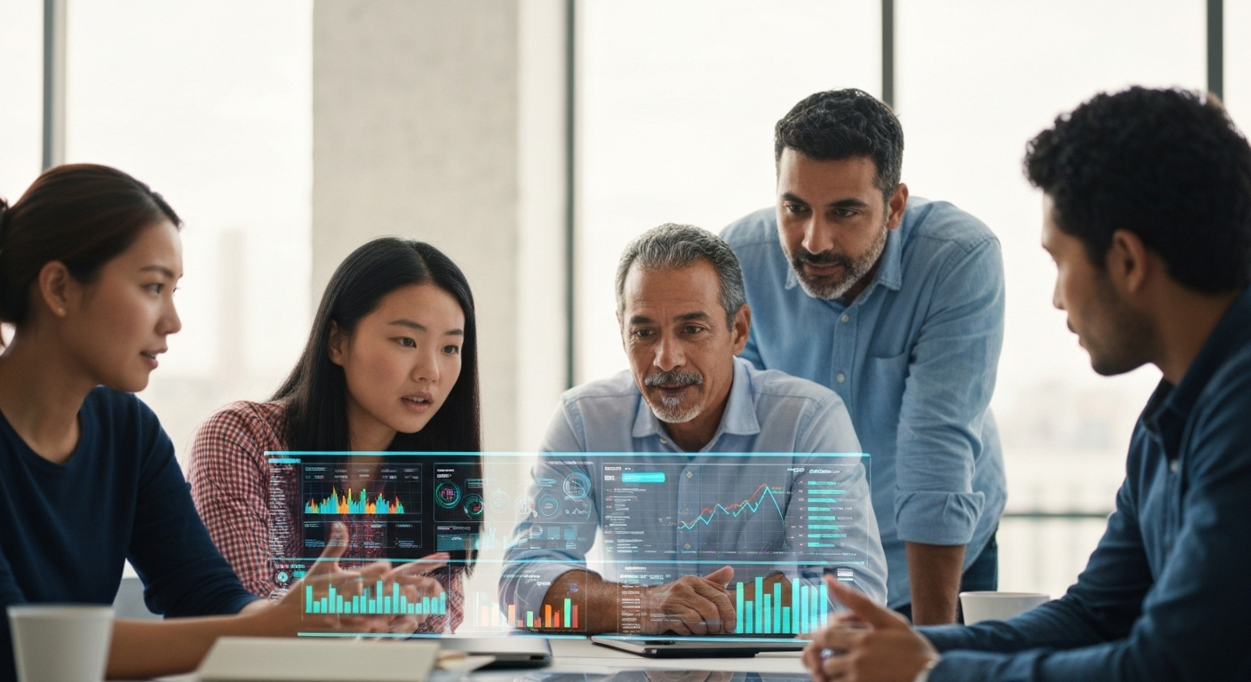 marketers using AI interface
