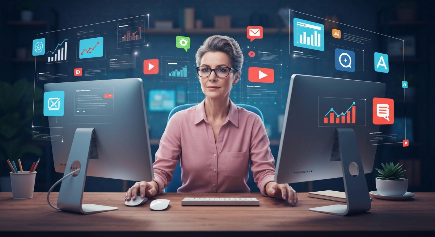 content creator digital monetization workspace