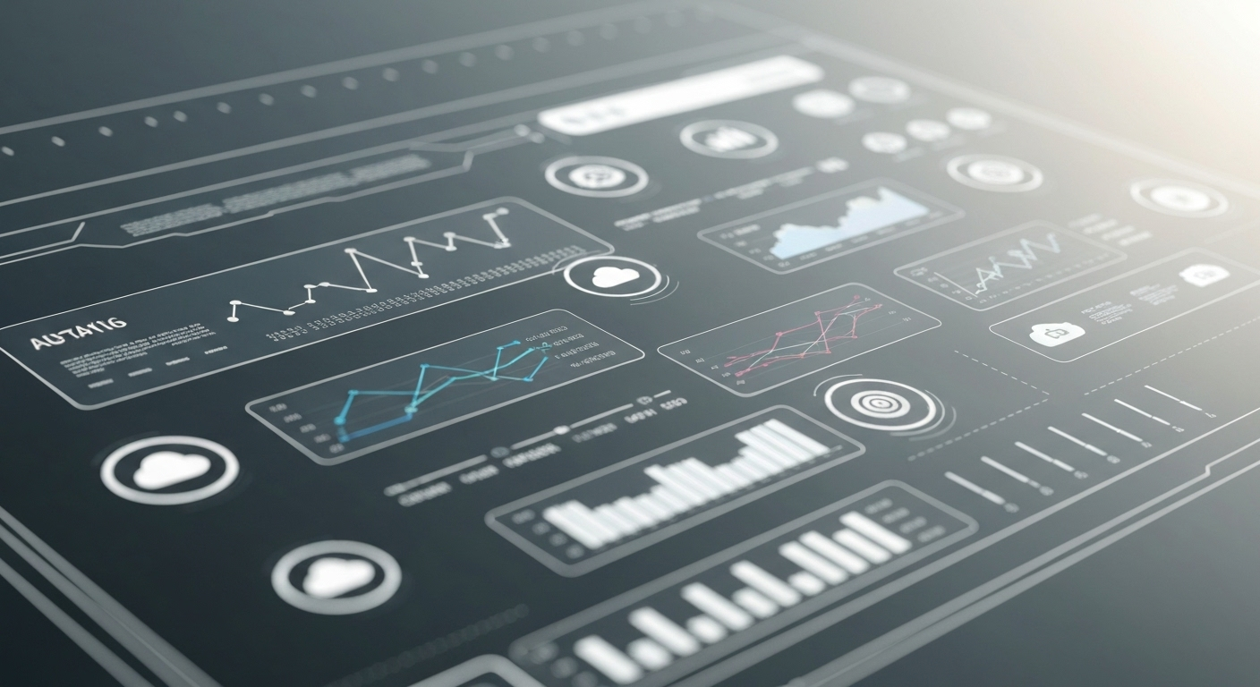 Digital dashboard with data streams
