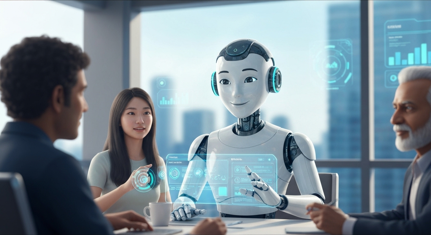 AI sales agent in virtual meeting