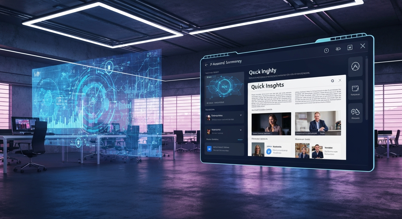 AI summary interface insights