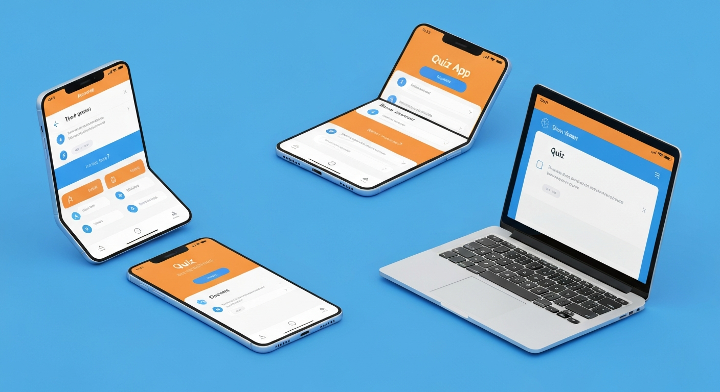 Quizgecko app on multiple devices