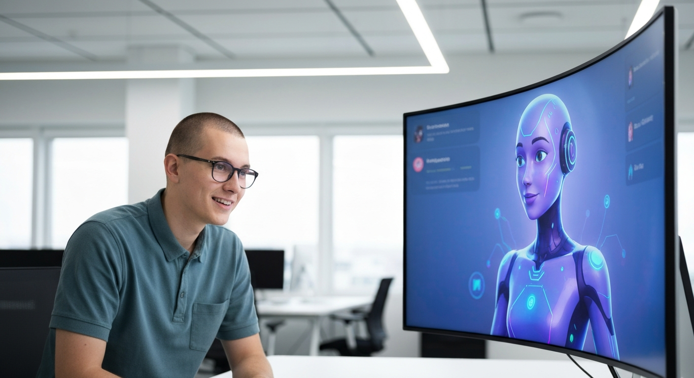 User engaging with AI assistant