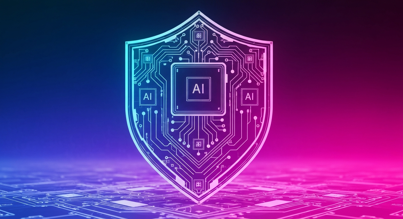AI identity shield digital art
