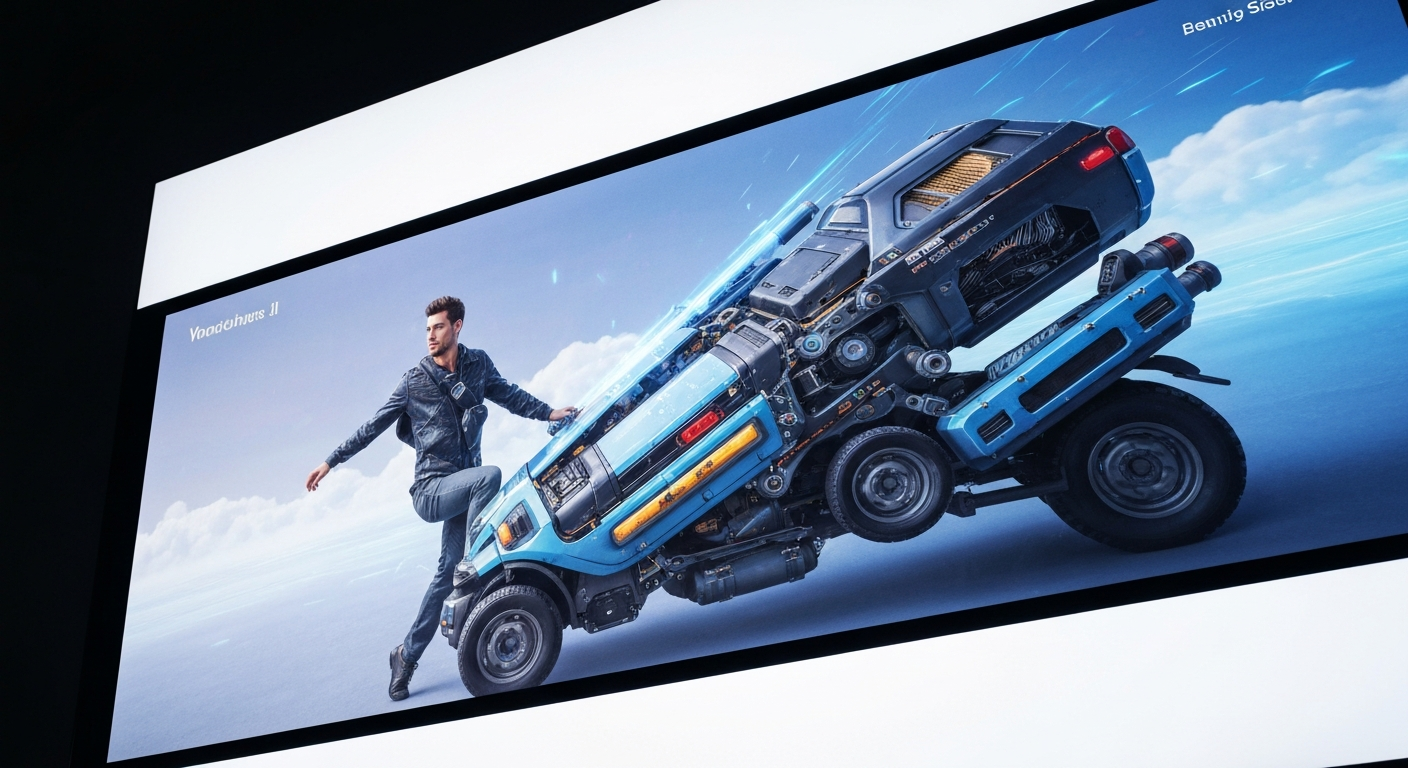 Animated banner ad transformation