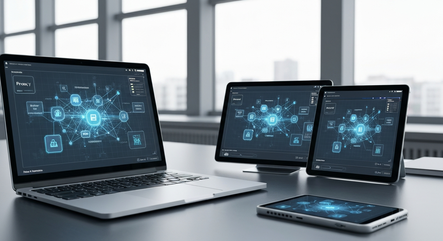 Devices displaying proxy connections