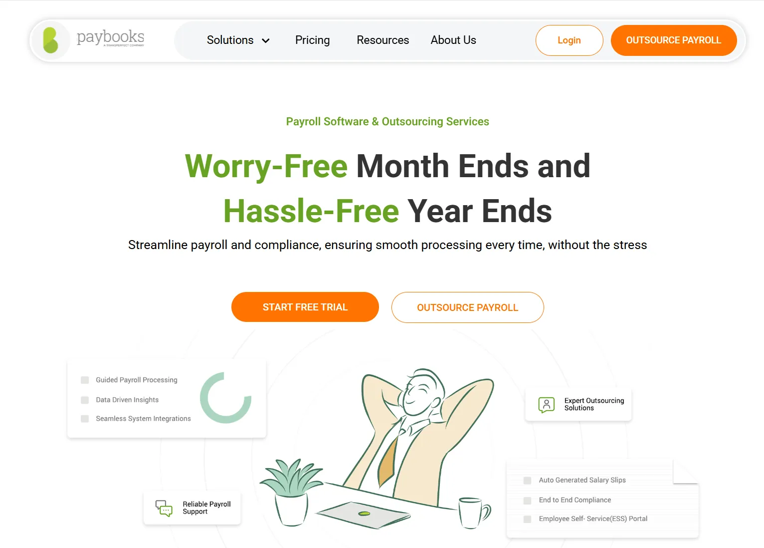 Paybooks payroll software automating tax filings and professional tax calculations for efficient payroll processing