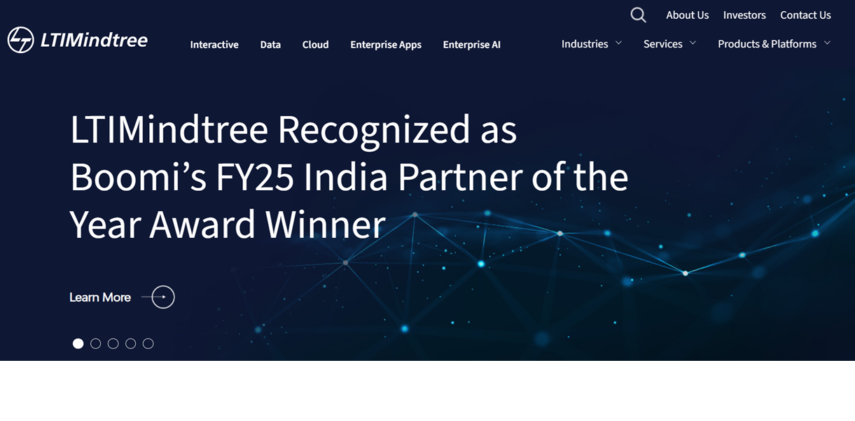 LTIMindtree honored as Boomi’s FY25 India Partner of the Year, showcasing excellence in digital integration and enterprise solutions.