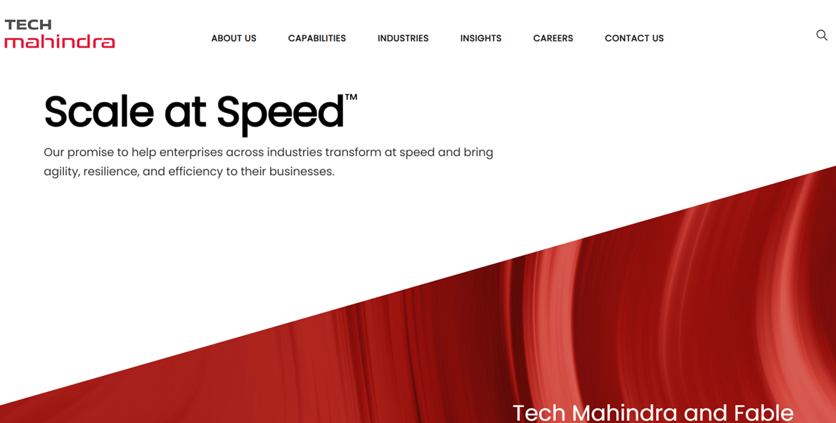 Tech Mahindra drives rapid enterprise transformation with agility, resilience, and efficiency across industries through its Scale at Speed™ promise