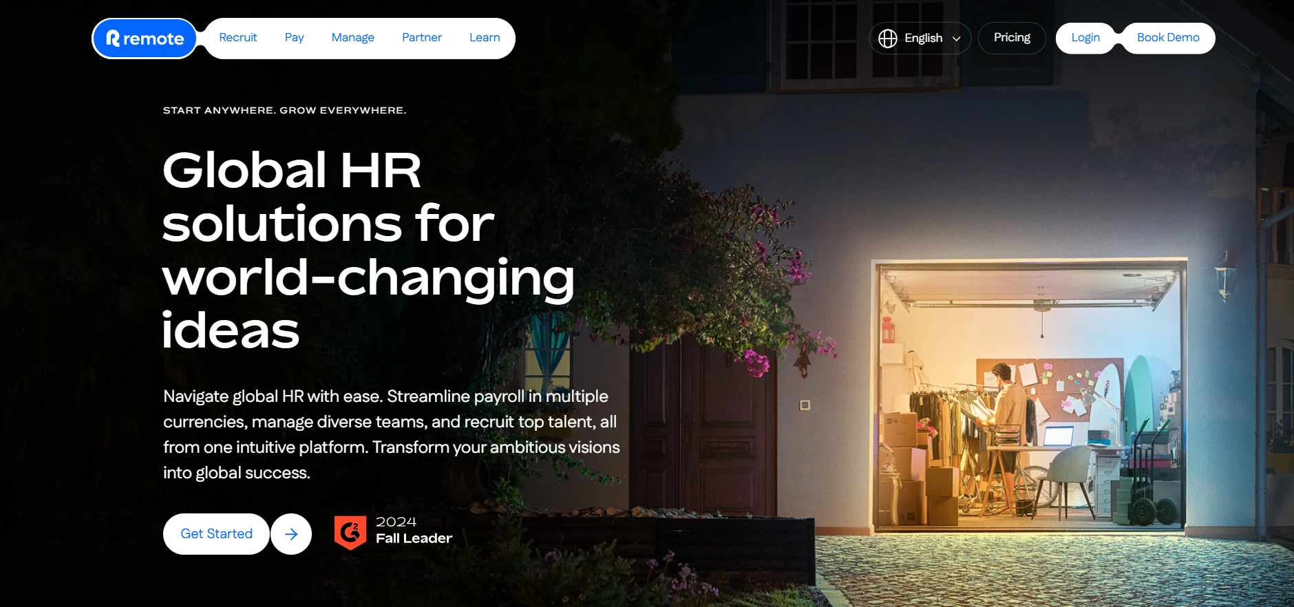 Remote offers global HR solutions with streamlined payroll, diverse team management, and top talent recruitment through one intuitive platform.