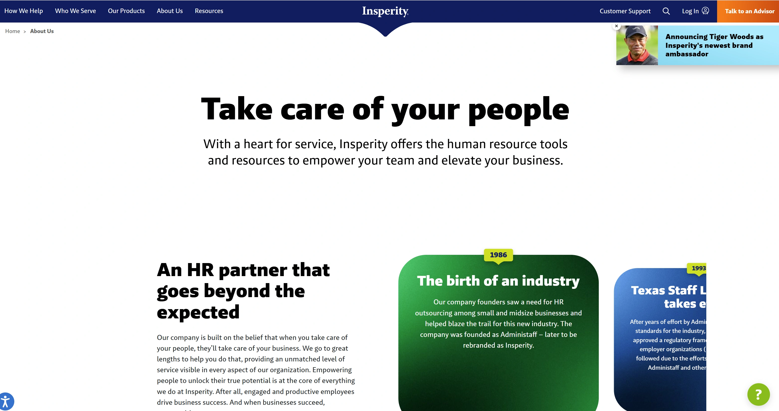 Insperity PEO services with HR, payroll, and compliance support