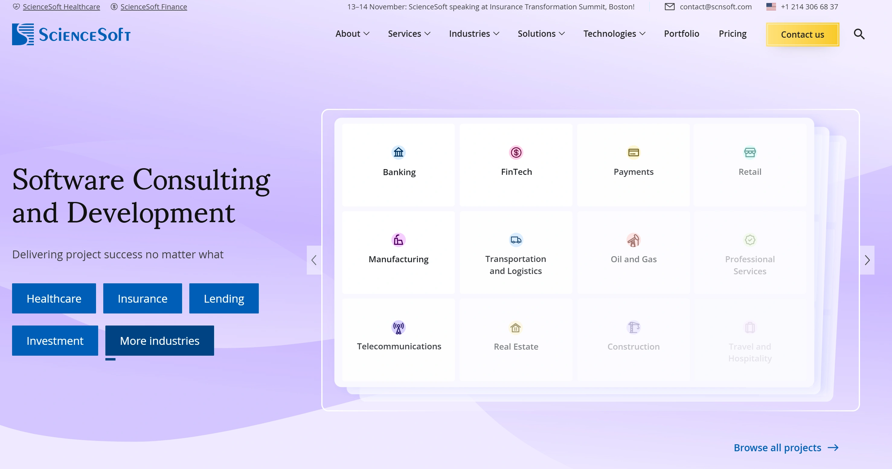 ScienceSoft specializes in software outsourcing for healthcare and enterprise IT.