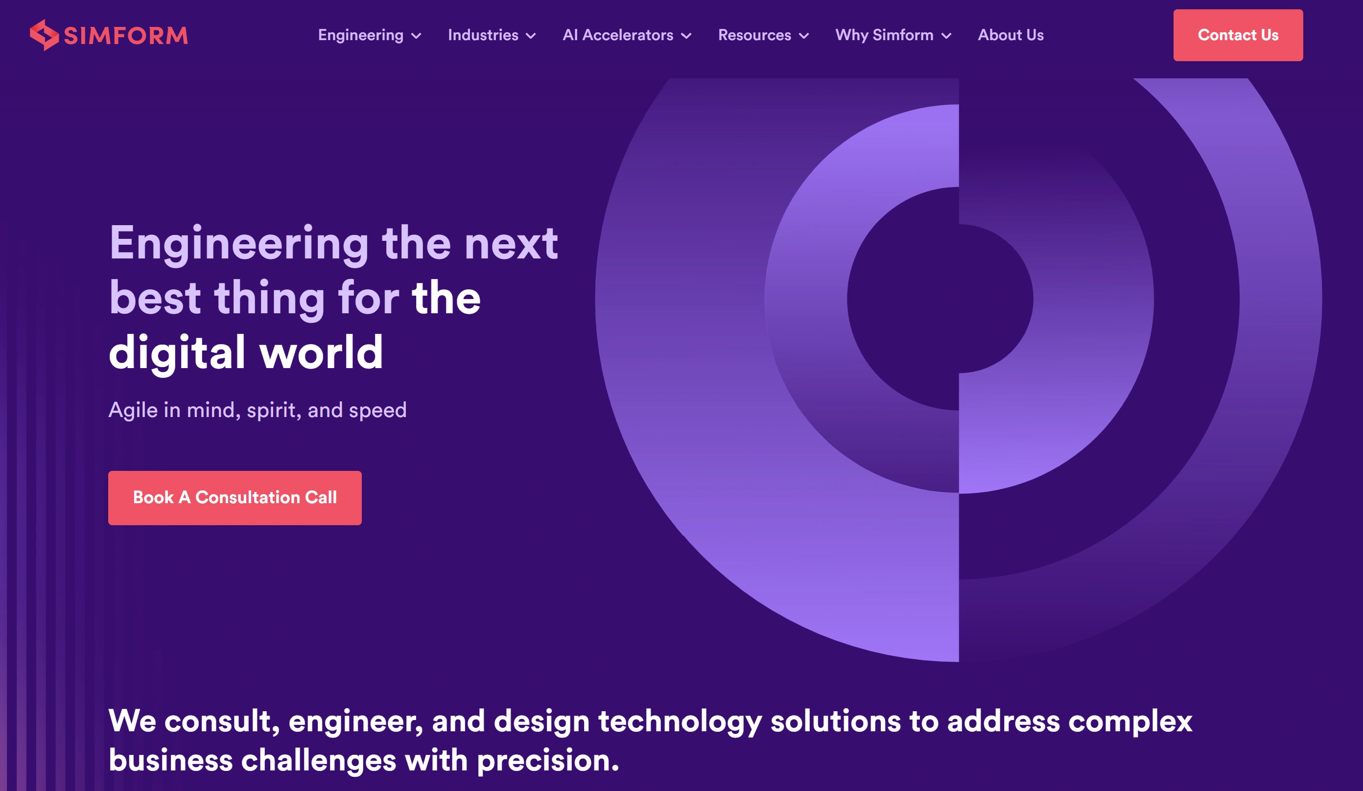 Simform offers agile product engineering and cloud-based software outsourcing.