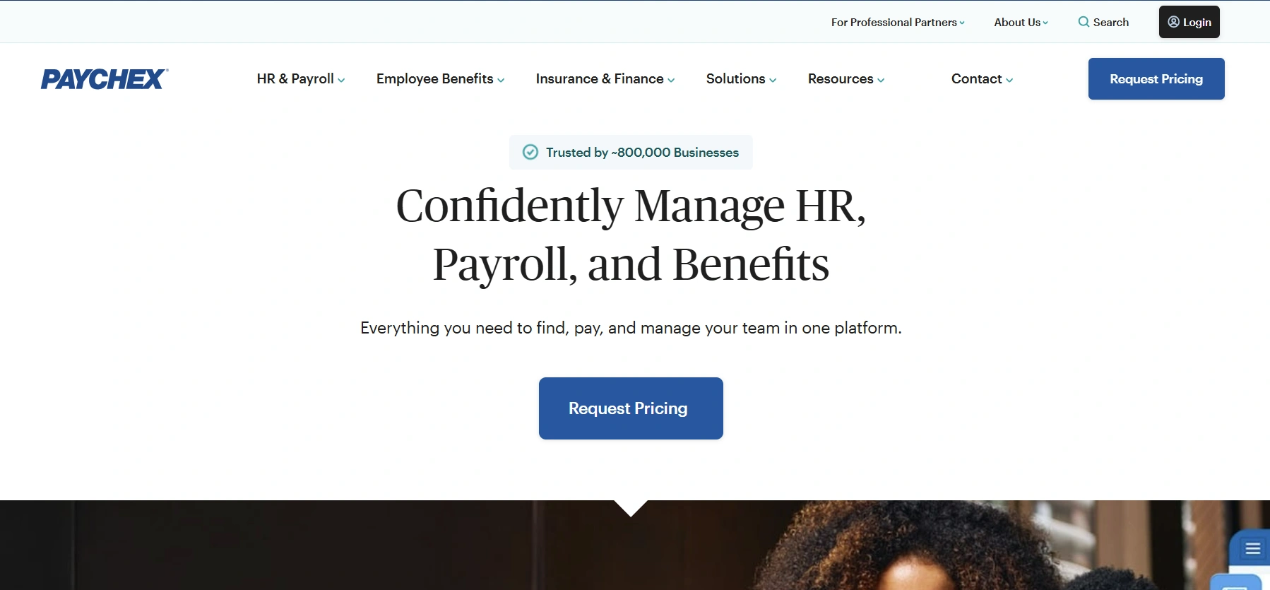 Paychex Flex provides scalable HR and payroll solutions with customizable features for businesses of all sizes.