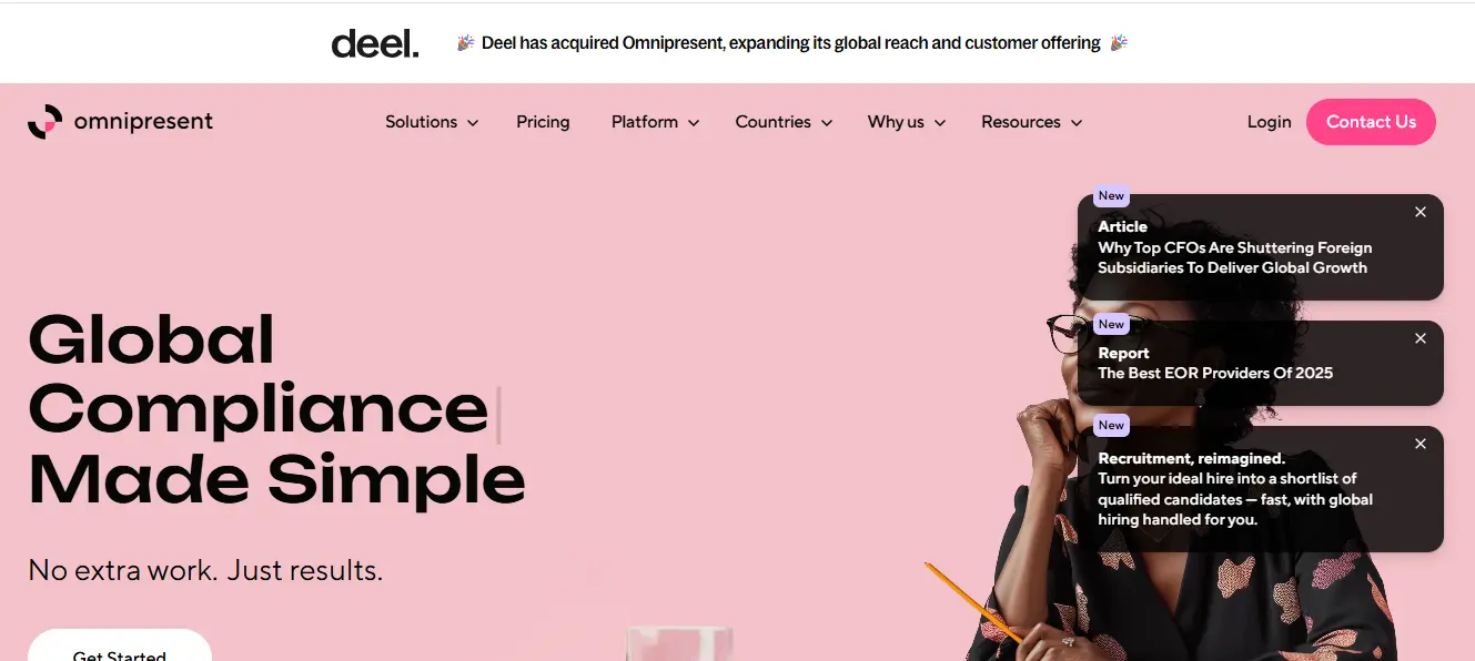 Omnipresent global employment platform featuring EOR onboarding, payroll, and compliance workflows.