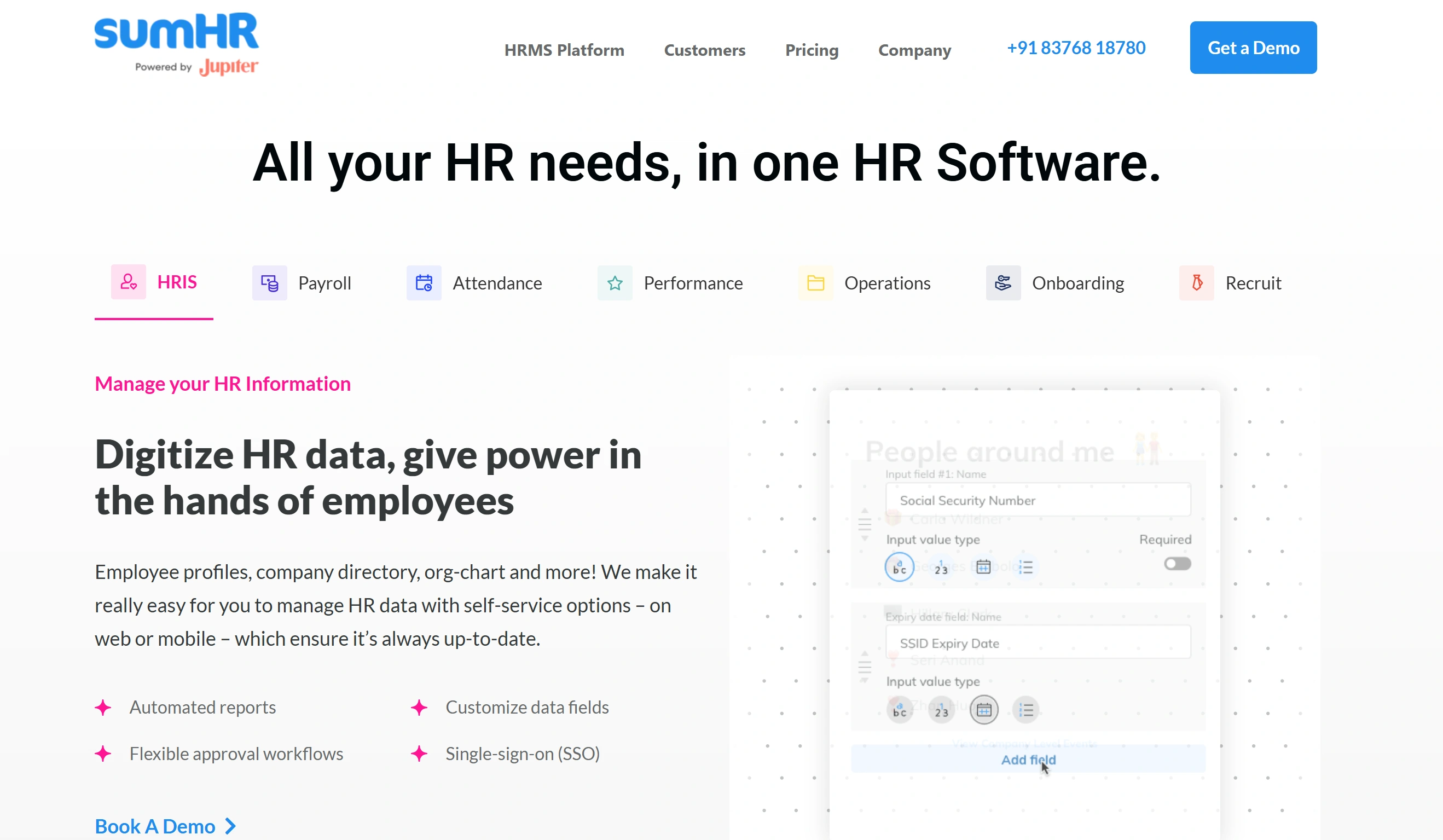 sumHR provides affordable payroll solutions with simplified attendance tracking and employee management.