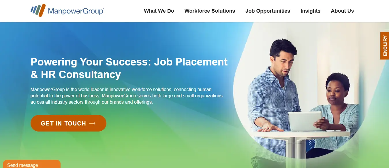 ManpowerGroup India staffing agency delivering temporary and permanent staffing solutions