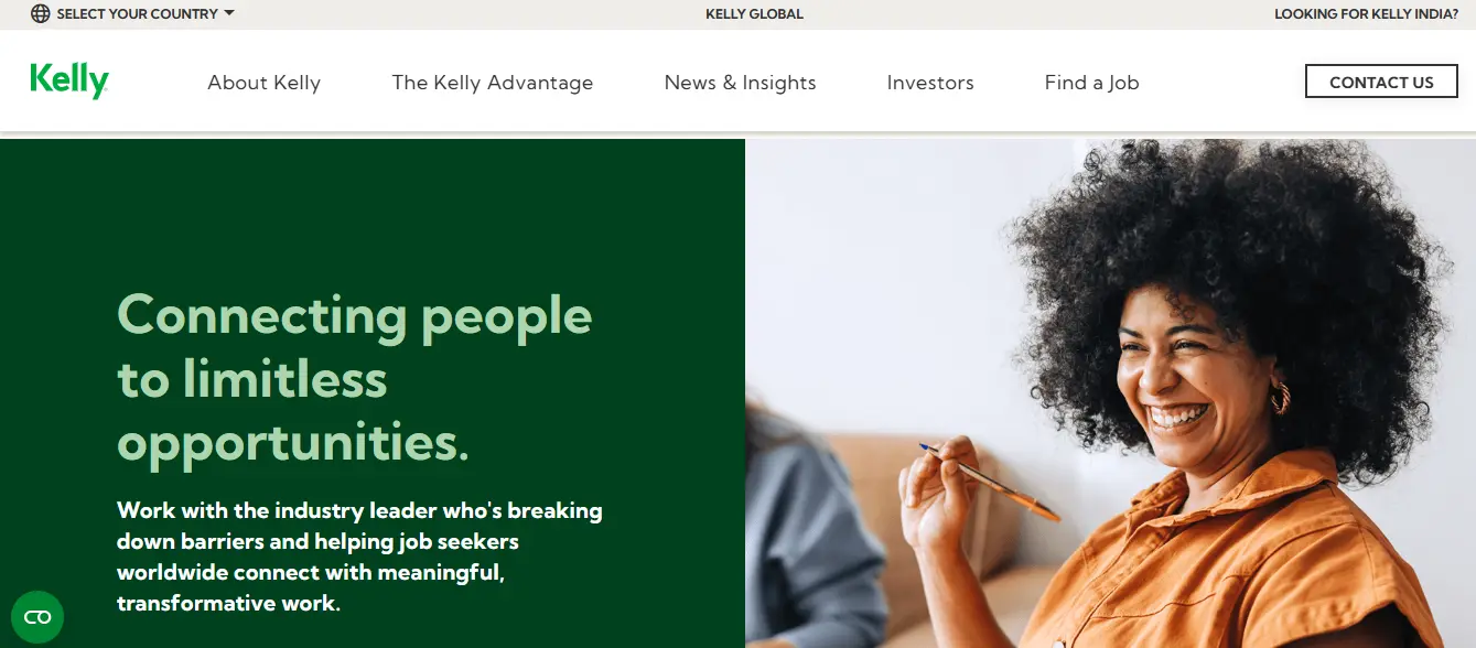 Kelly Services India staffing agency focused on IT engineering and professional hiring