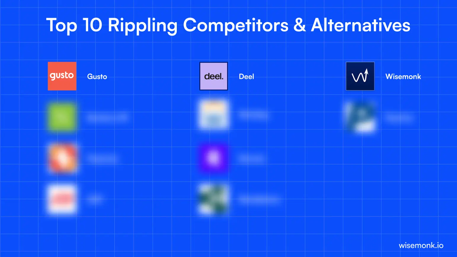  Rippling Competitors