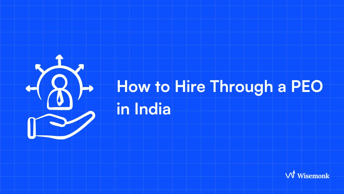 Hire Through a PEO in India