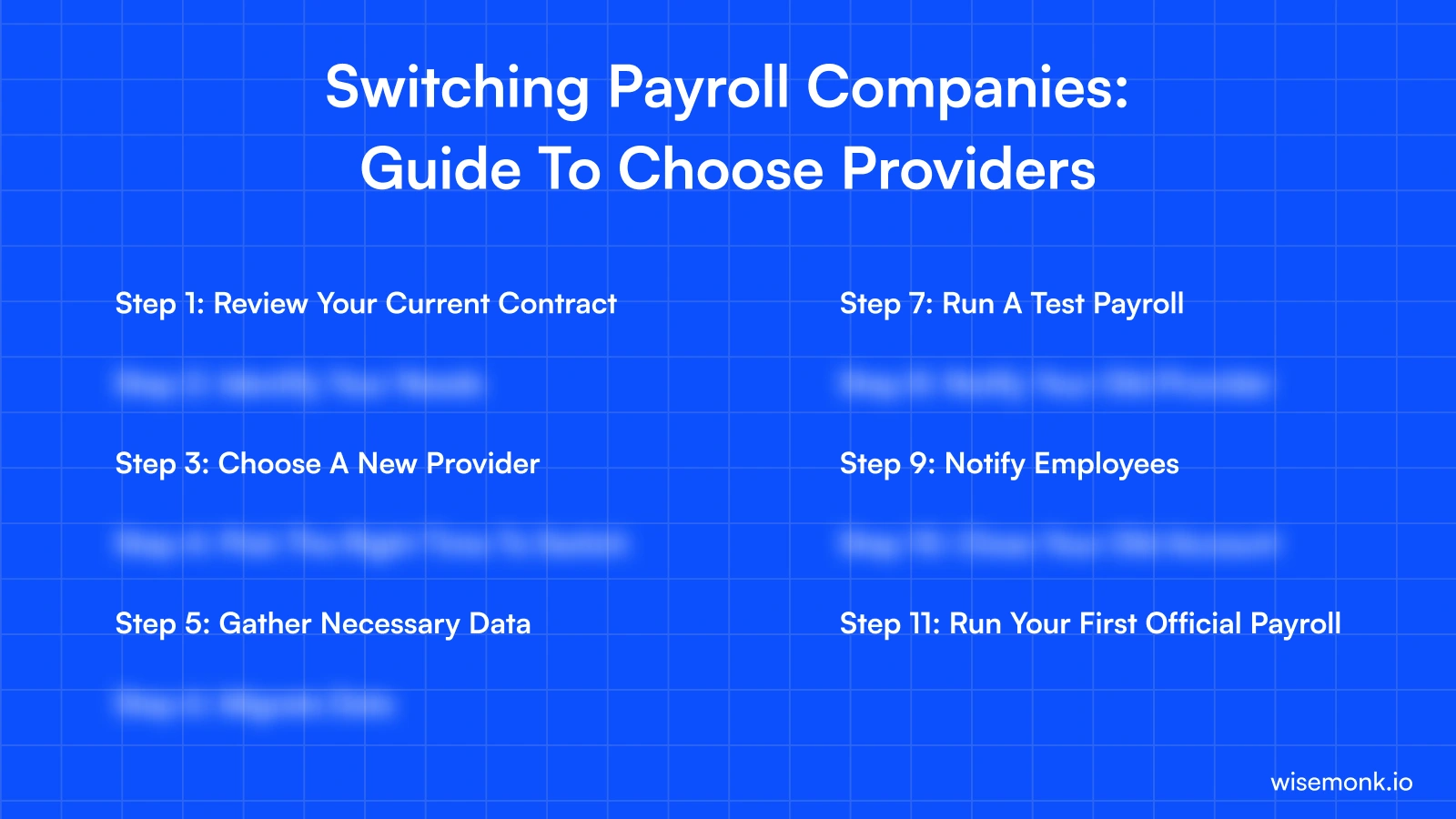 switching payroll companies