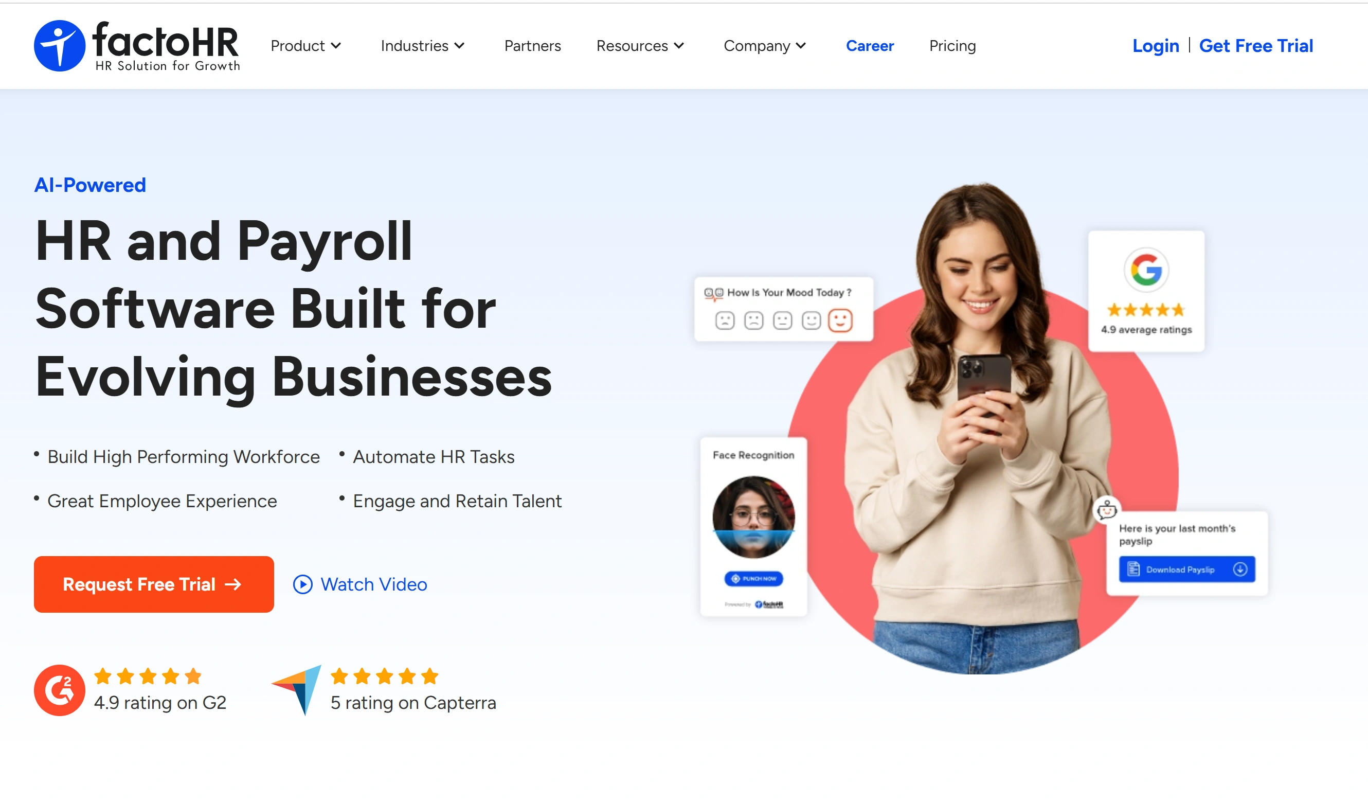 factoHR delivers comprehensive payroll and HR automation with advanced compliance tracking capabilities.