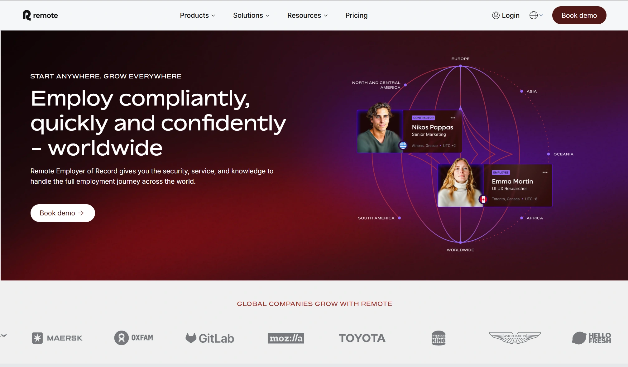 Remote EOR platform for compliant international hiring with IP protection