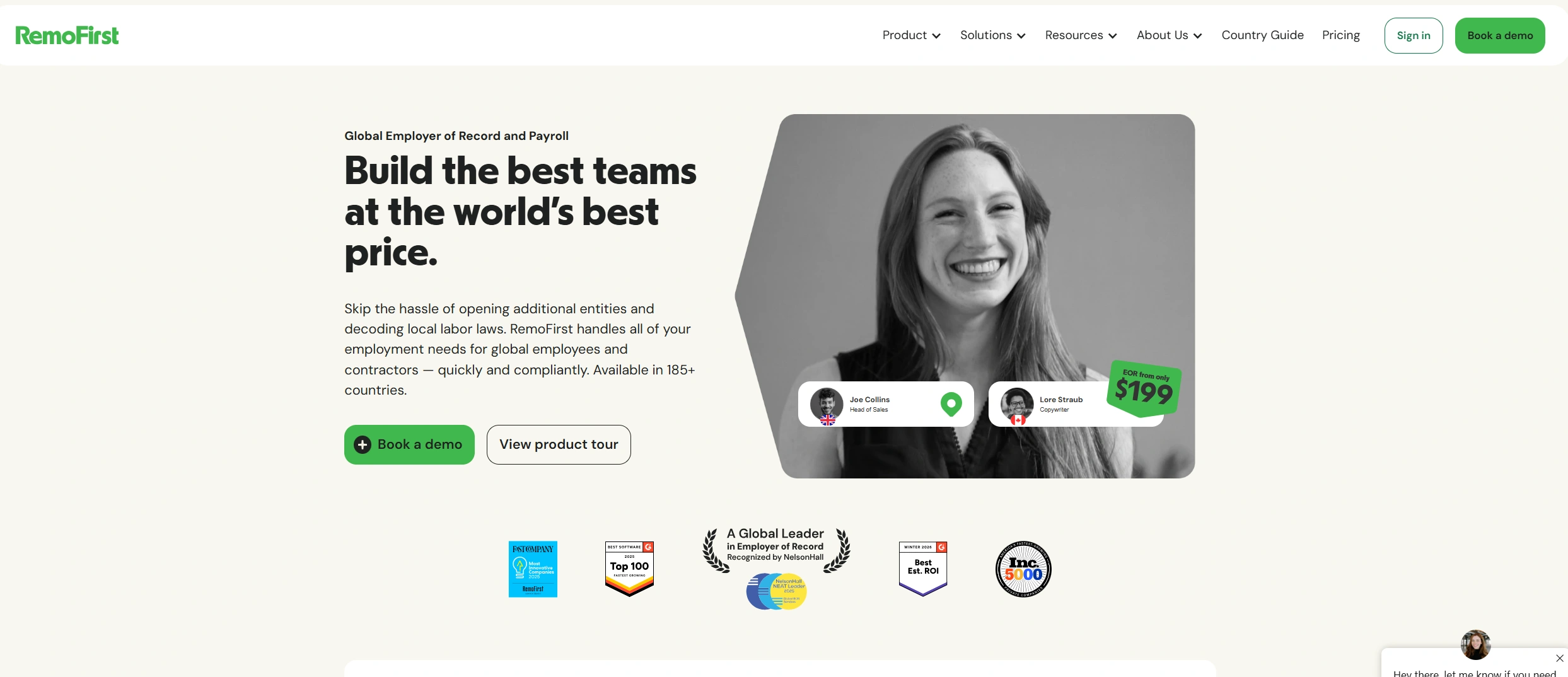 RemoFirst budget-friendly EOR platform for startups hiring globally