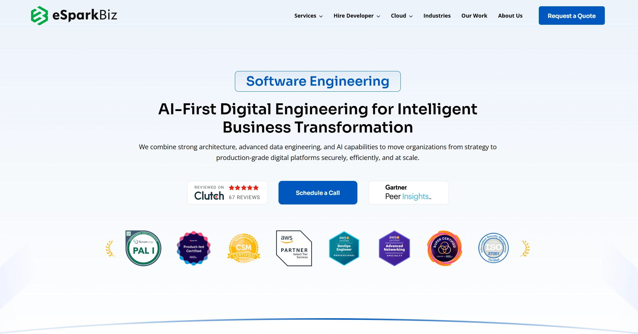 eSparkBiz is a trusted partner for custom development and web application development, serving startups and mid-market clients.