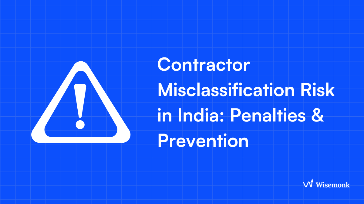 Contractor Misclassification Risk in India