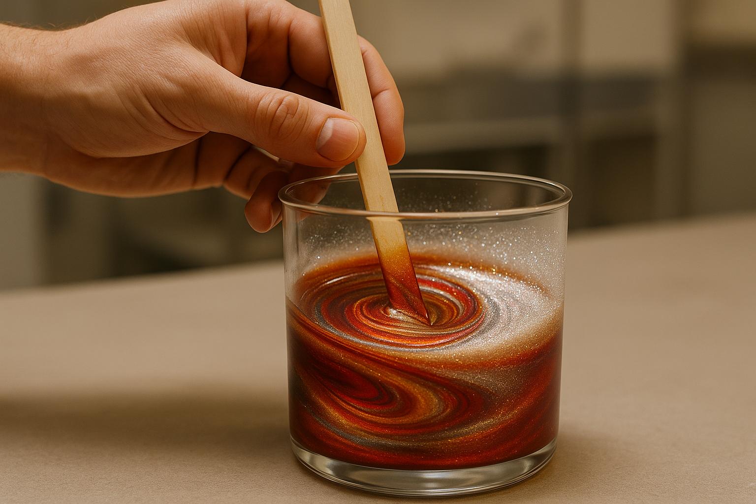 How to Mix Automotive Paint and Dry Pearls