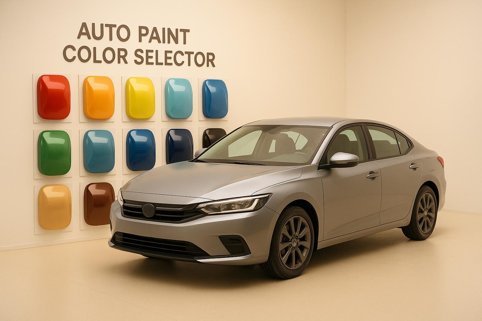 Auto Paint Color Selector