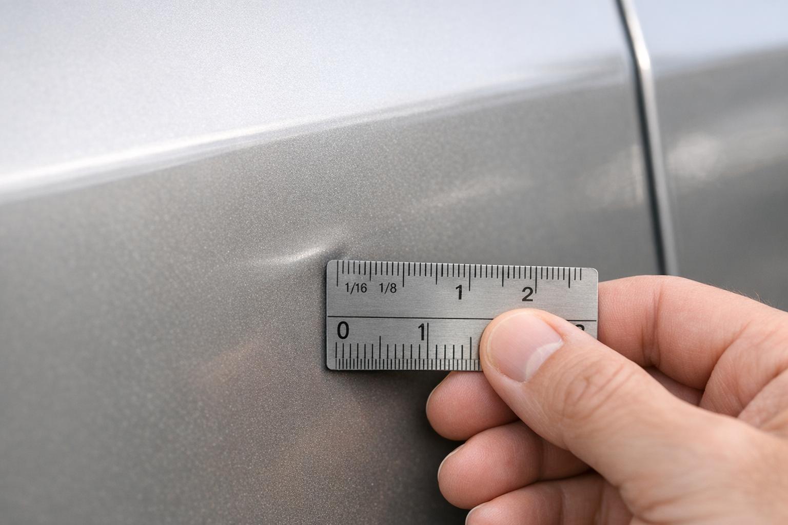 Dent Size Measurement Guide