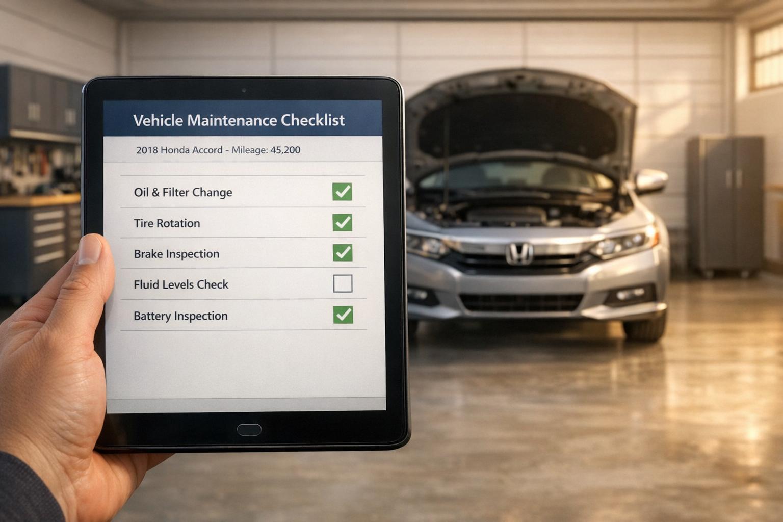 Vehicle Maintenance Checklist Generator