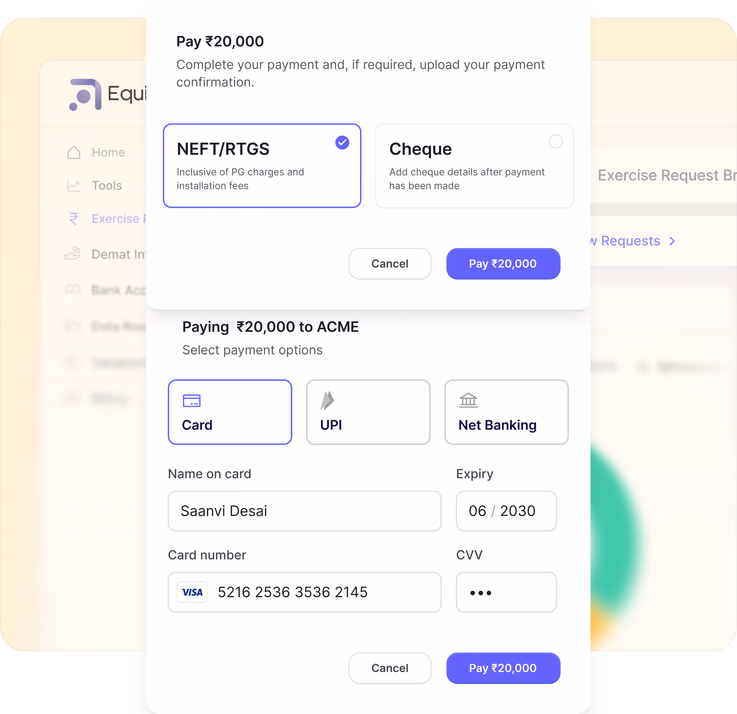 Payment Options