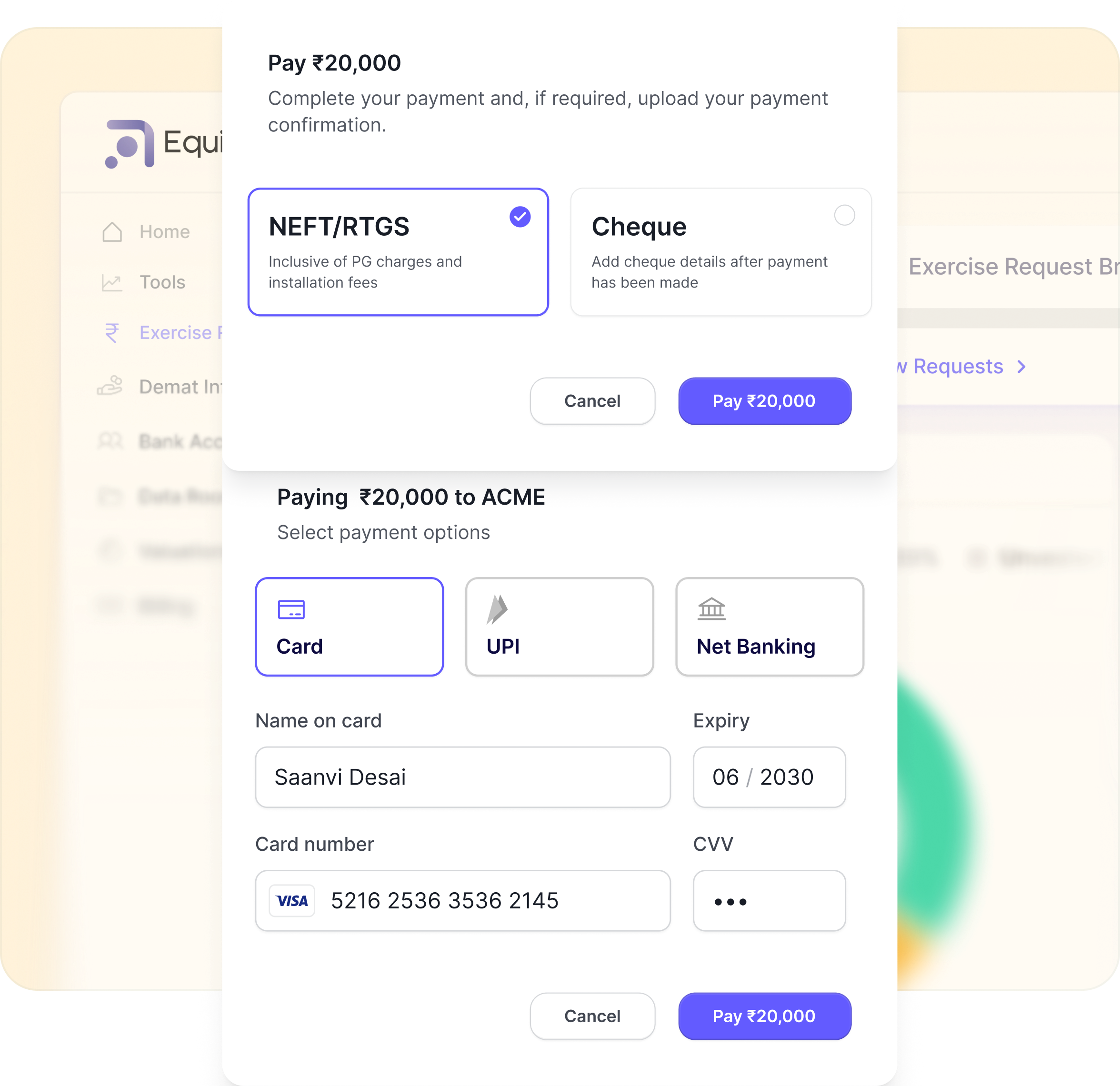 Payment Options