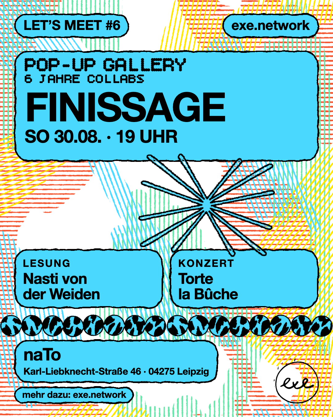 Finissage Pop-Up Gallery, 30. August, naTo Leipzig