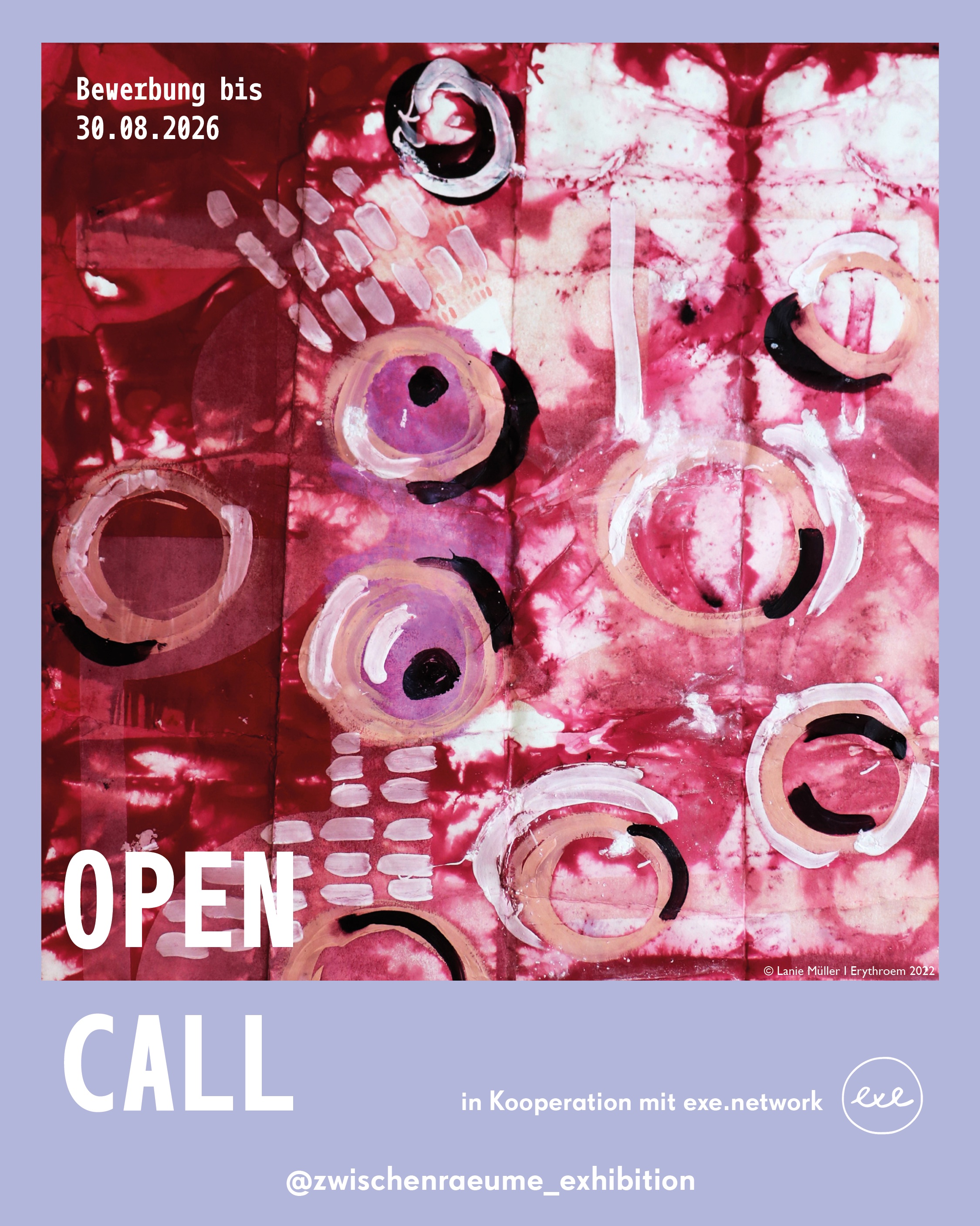 Open Call Zwischenräume, Bewerbung bis 30.08.2026, in Kooperation mit exe.network