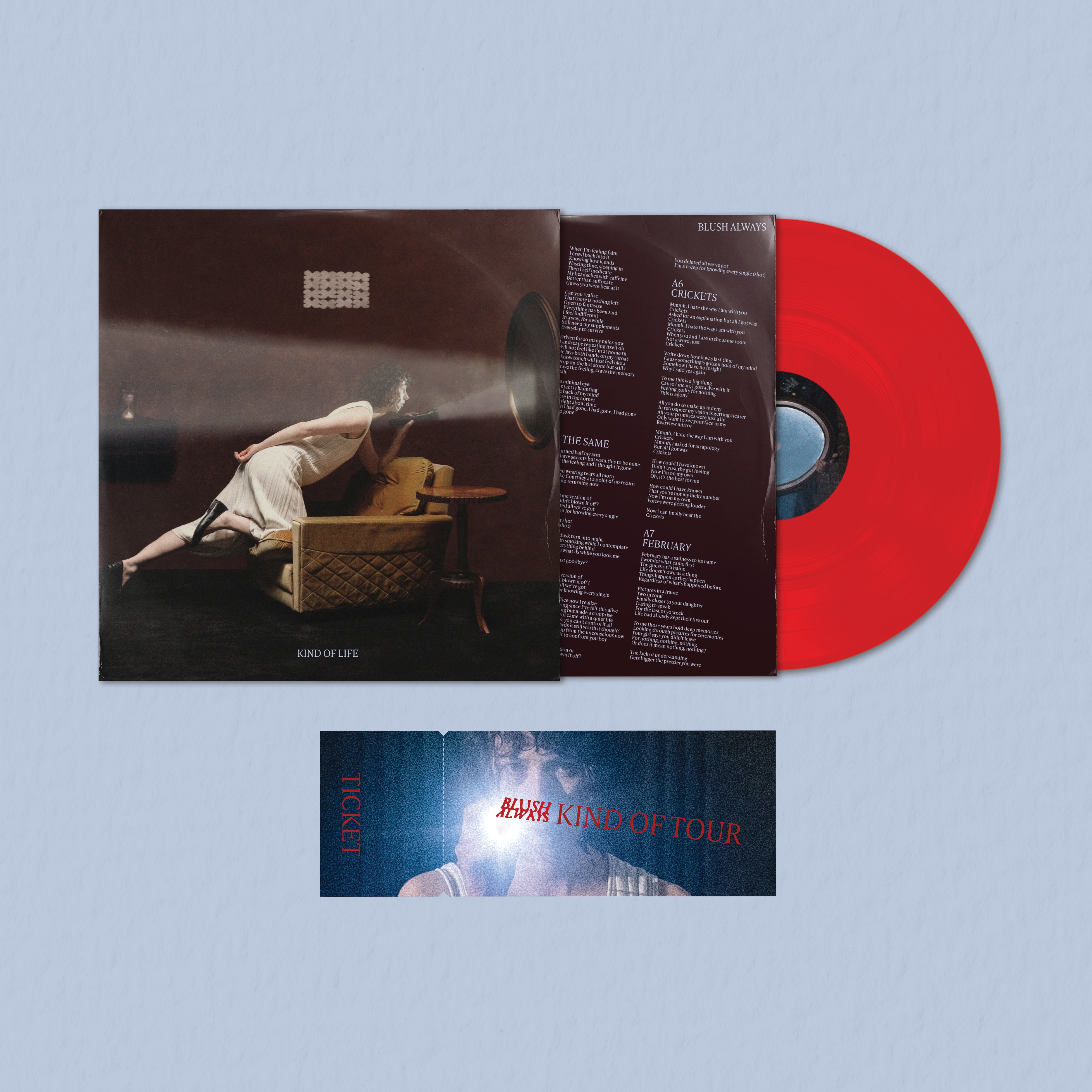 Blush Always - Kind Of Life Vinyl + Ticket | Bundle