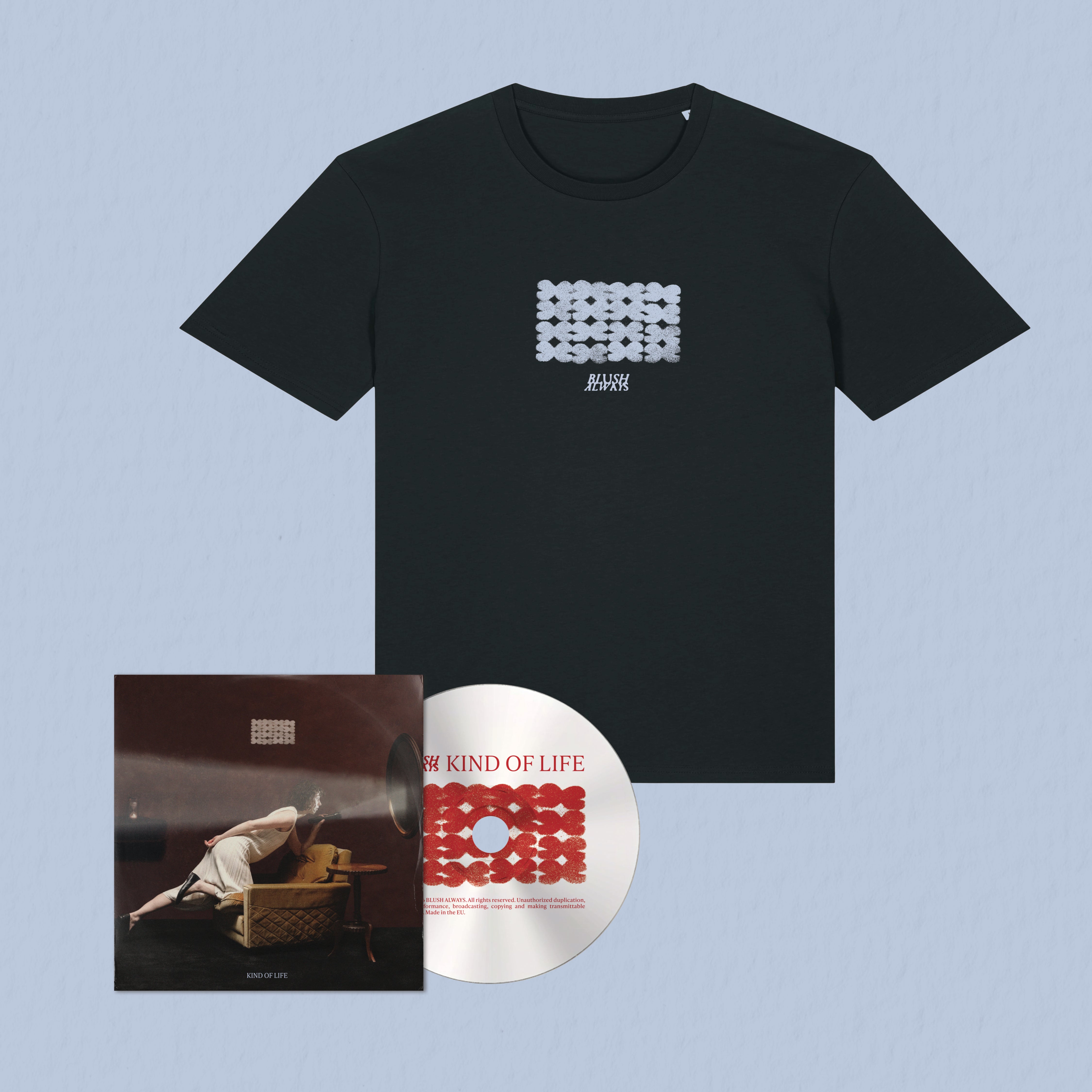 Blush Always - Motiv Shirt & Kind of Life CD | Bundle
