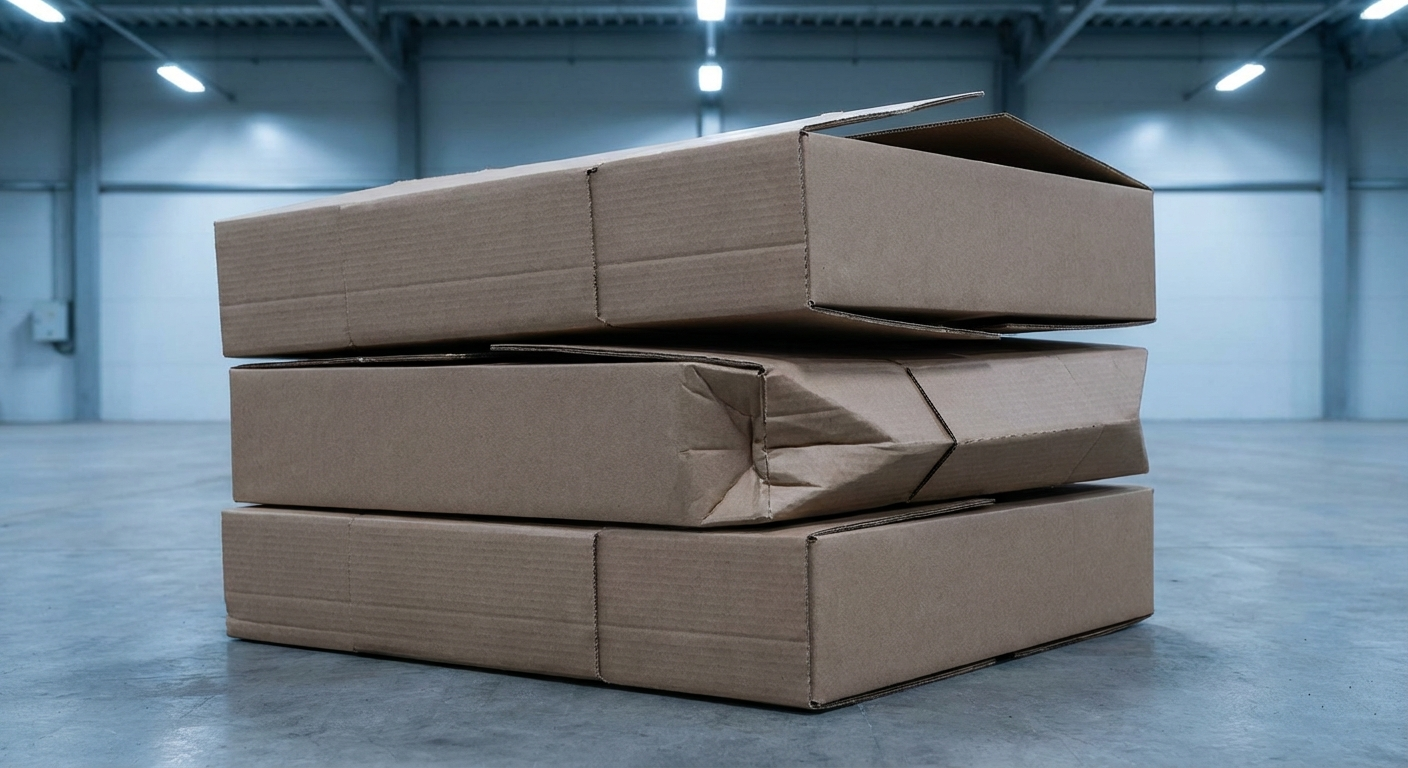 Custom ecommerce packaging optimized to reduce dimensional weight charges.